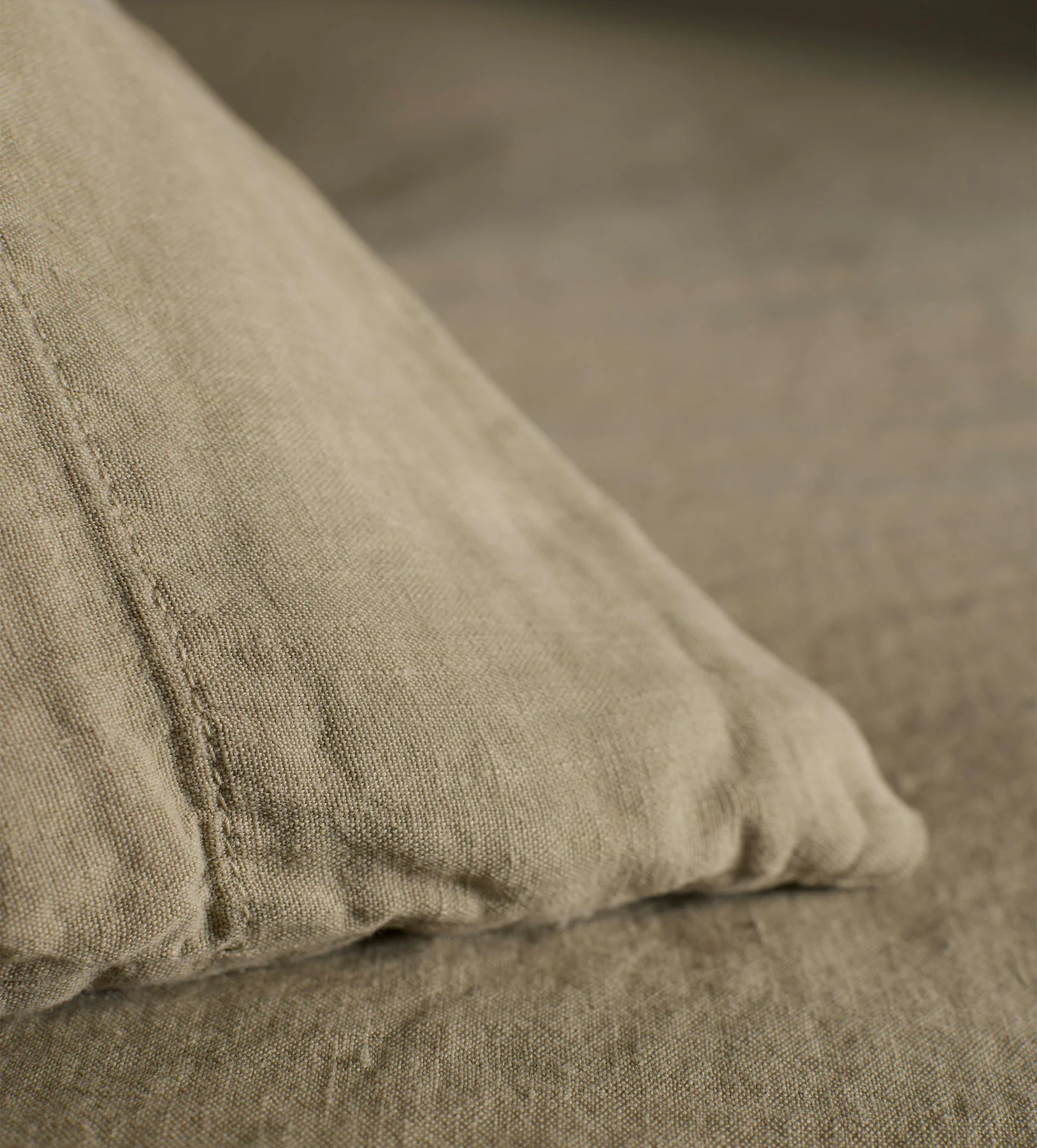 Soft Sage 100% Linen Pillowcase