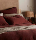 Conker 100% Linen Housewife Pillowcase