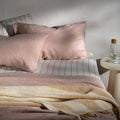 Soft Pink French Linen Bedding and Bed Sheets